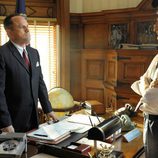 Bobby Kennedy discute en un despacho de la Casa Blanca