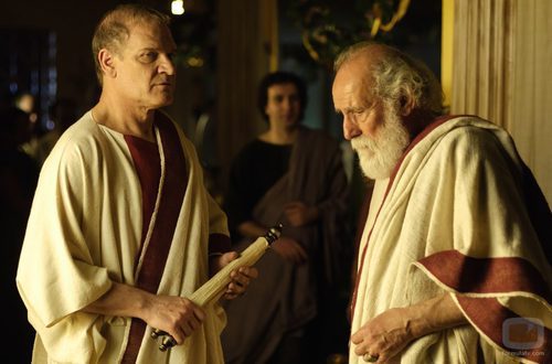 Lluis Homar da vida al malvado pretor Galba en 'Imperium'