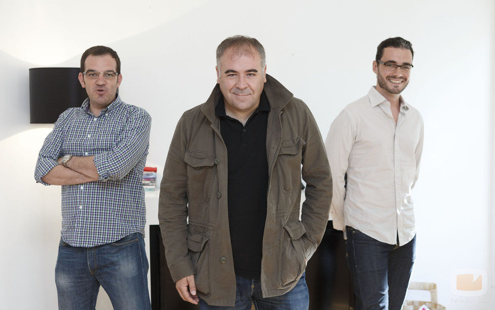 César González Antón, Antonio García Ferreras y Javier Gómez