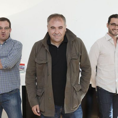 César González Antón, Antonio García Ferreras y Javier Gómez
