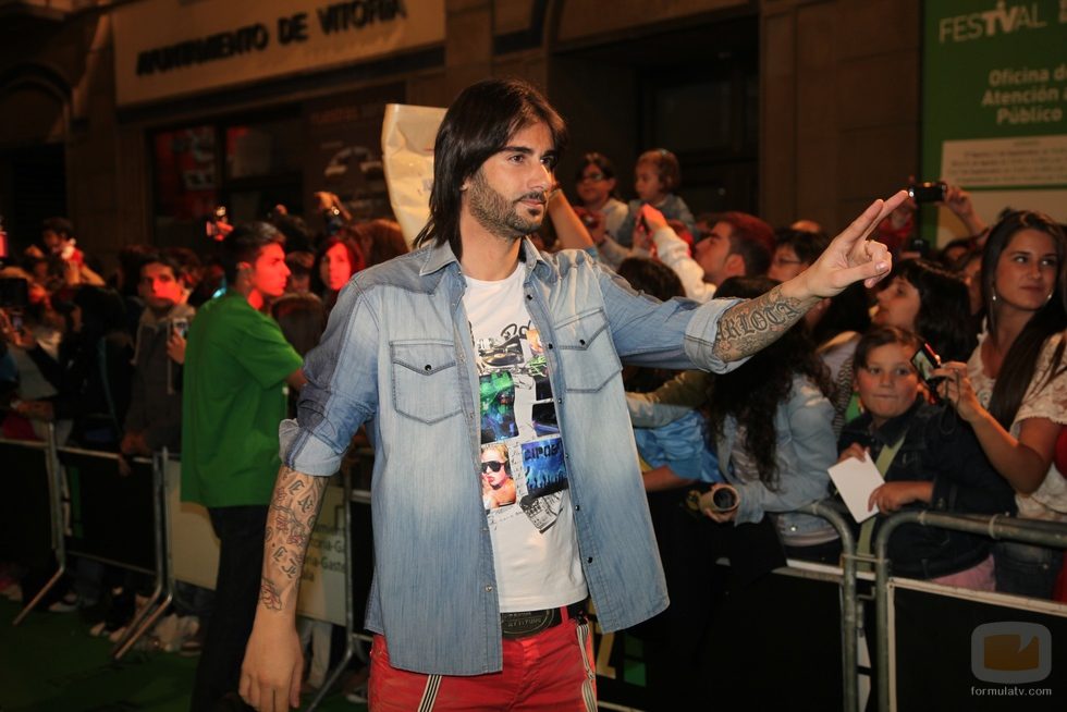 Melendi en la première de 'La Voz' en el FesTVal 2012
