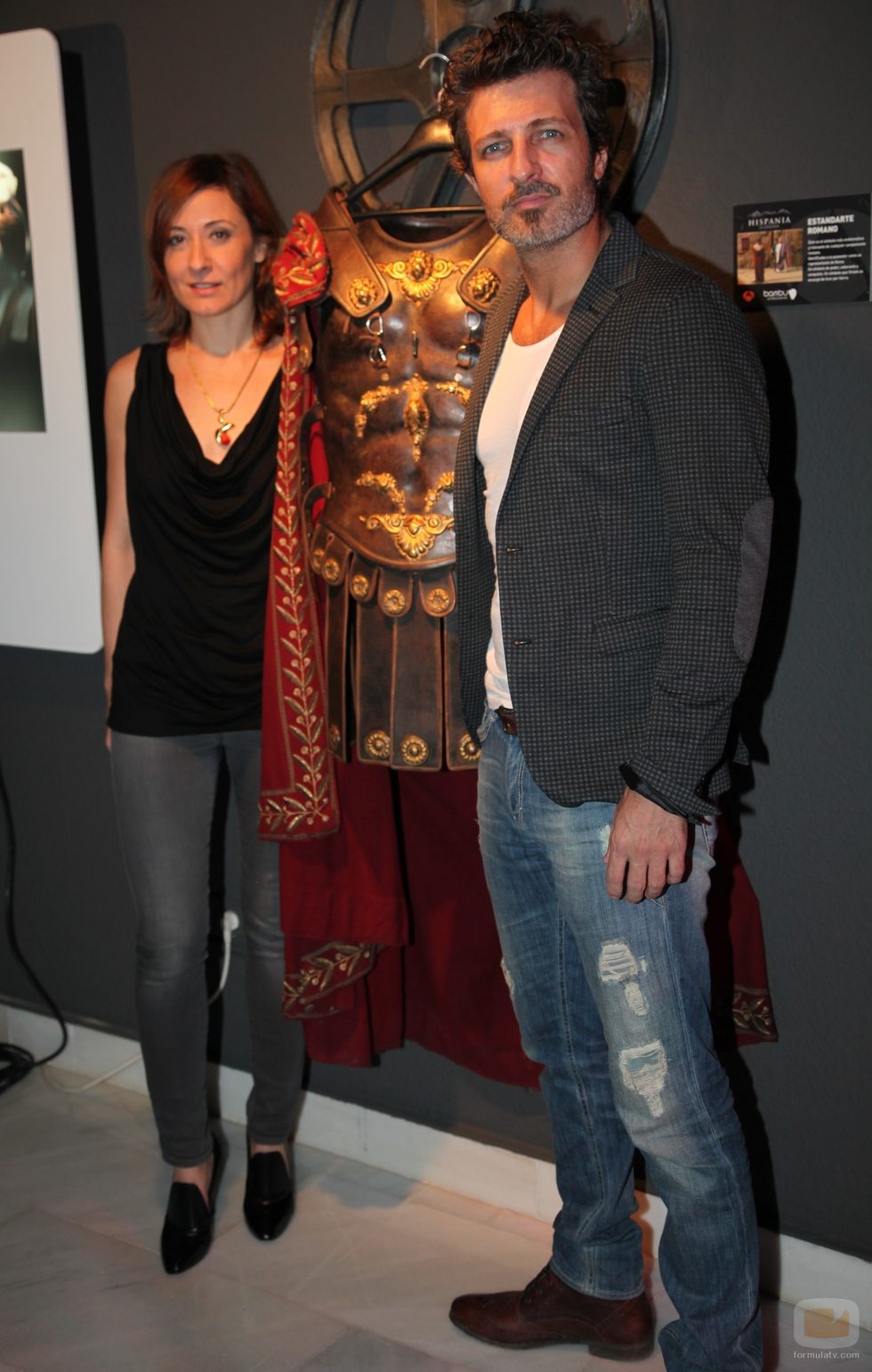 Nathalie Poza y Jesús Olmedo de 'Imperium', en el FesTVal 2012