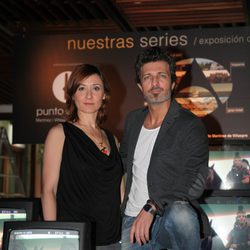 Nathalie Poza y Jesús Olmedo en la exposición de series del FesTVal