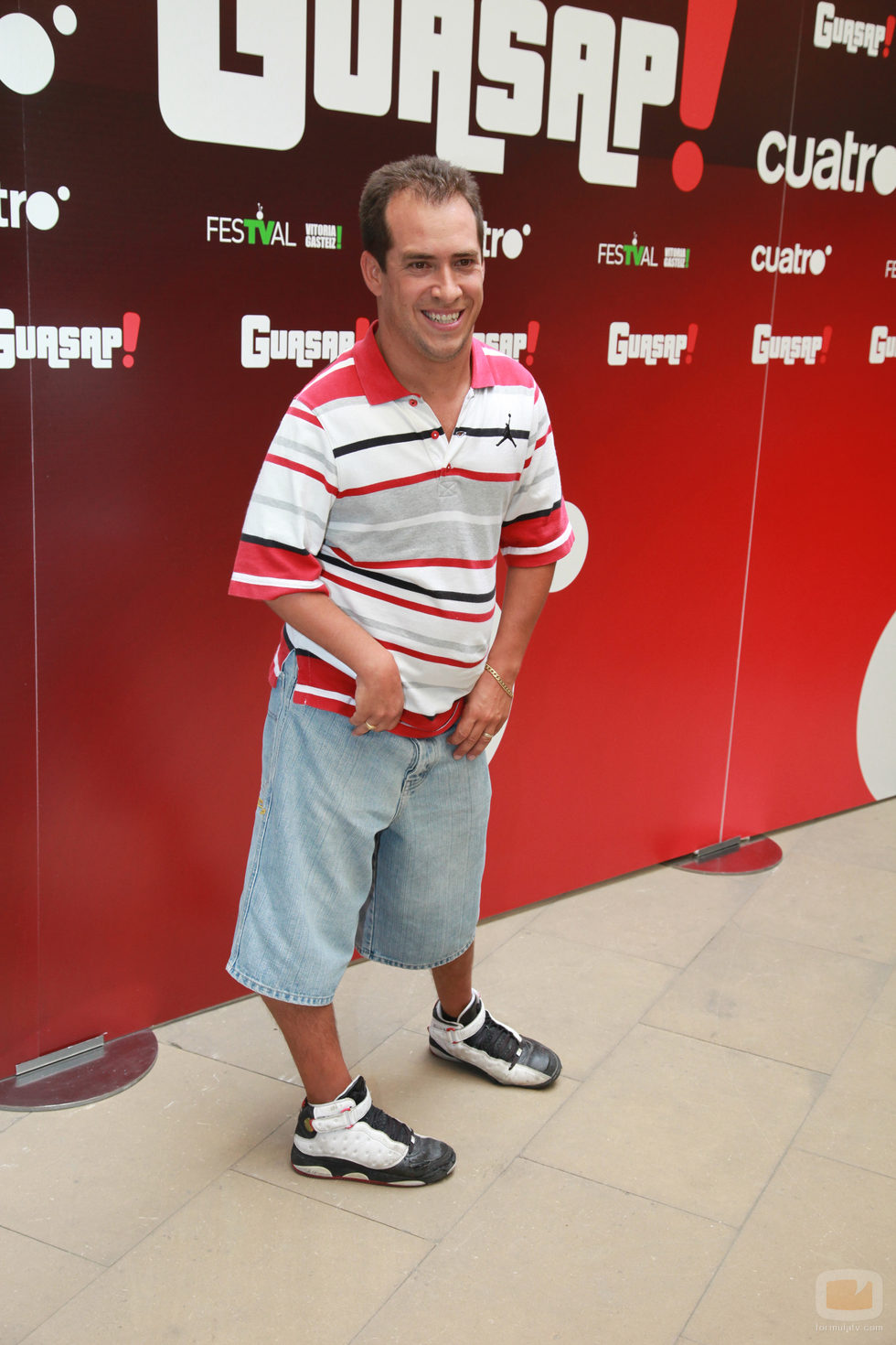 Juan Manuel Montilla (El Langui) en la presentación de 'Guasap!' en el FesTVal de Vitoria