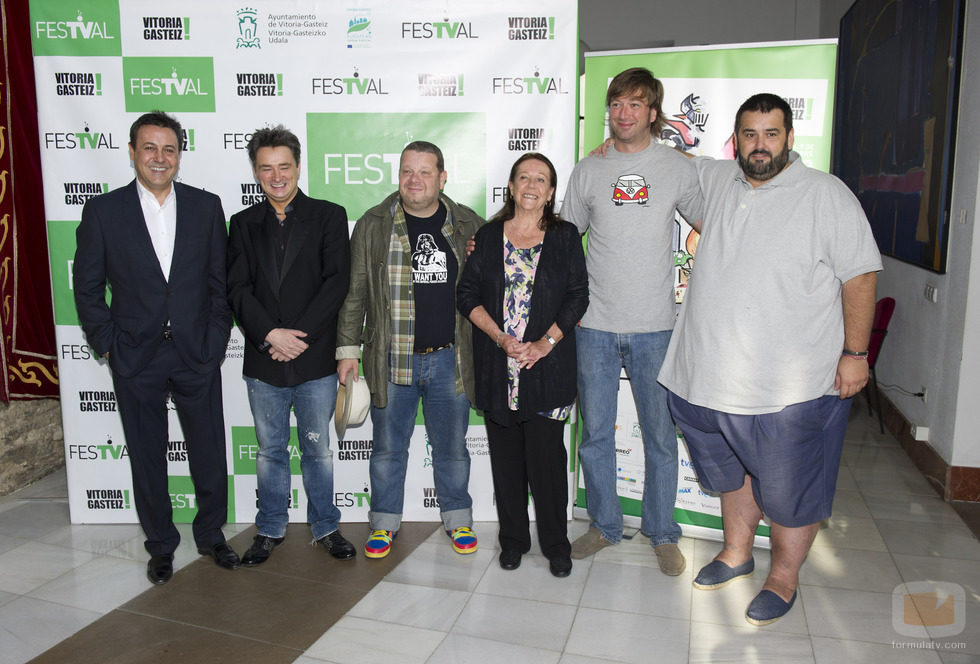 Los presentadores de programas gastronómicos, en el FesTVal de Vitoria
