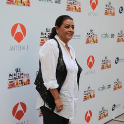 María del Monte, concursante de 'Tu cara me suena', en el FesTVal de Vitoria