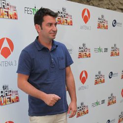Arturo Valls, concursante de 'Tu cara me suena', en el FesTVal de Vitoria