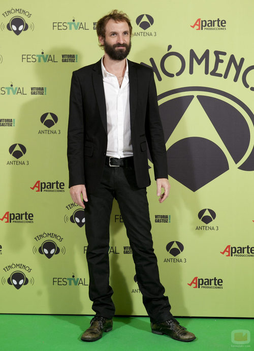 Juan Villagrán en la première de 'Fenómenos' en el FesTVal 2012