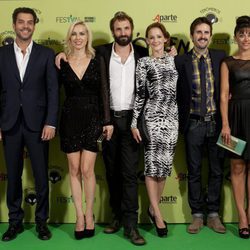 El reparto de 'Fenómenos' en la première de la serie en el FesTVal 2012
