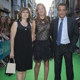 J.J. Santos a su llegada a la ceremonia de clausura del FesTVal de Vitoria