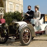 Pedro Alonso y Amaia Salamanca en la segunda temporada de 'Gran Hotel'