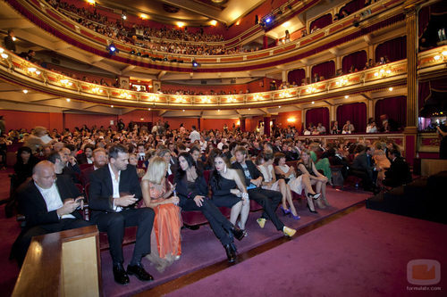 Público asistente a la ceremonia de clausura del FesTVal de Vitoria 2012