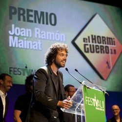 Juan Ibáñez agradece el premio Mainat para 'El hormiguero'