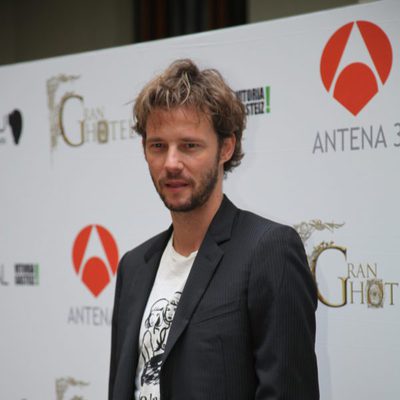 Eloy Azorín en la presentación de la segunda temporada de 'Gran Hotel'