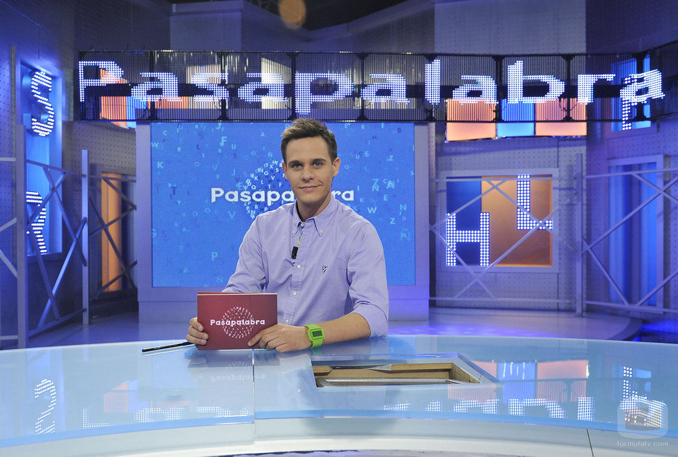 Christian Gálvez en el nuevo plató de 'Pasapalabra'