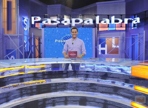 Christian Gálvez, en el nuevo decorado de 'Pasapalabra'