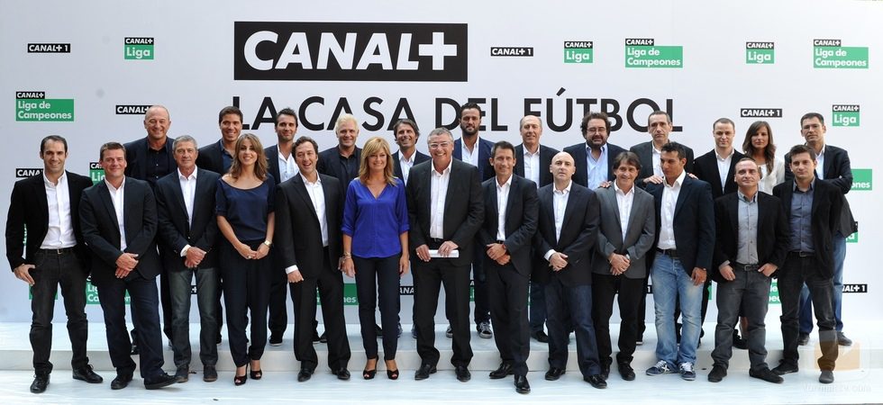 El equipo de deportes de Canal+ en la presentación de la nueva temporada