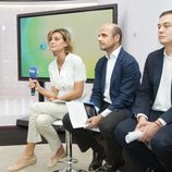 Montse Abad, Ignacio Corrales y Ricardo Villa en la presentación de La 2