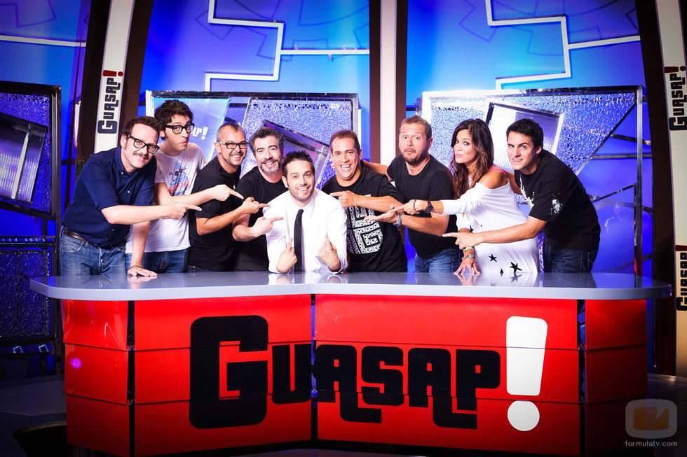 Dani Martínez y todo su equipo de 'Guasap!'