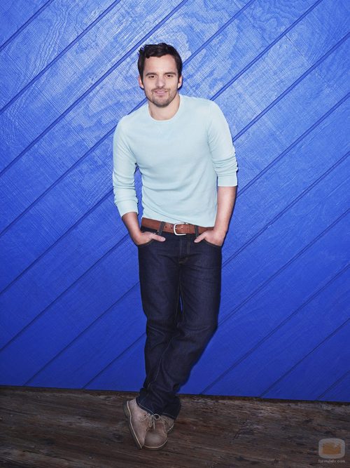 Foto promocional de Jake Johnson de 'New Girl'