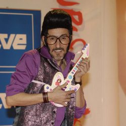 Rodolfo Chikilicuatre en TVE presentando su tema para Eurovisión 2008