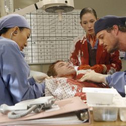 Eric Dane, Chyler Leigh y Sandra Oh