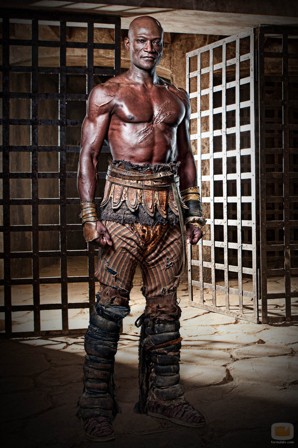 Peter Mensah es Oenomaus en 'Spartacus: Dioses de la arena'