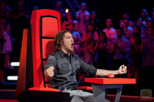 David Bisbal celebra una gran actuación en 'La Voz'