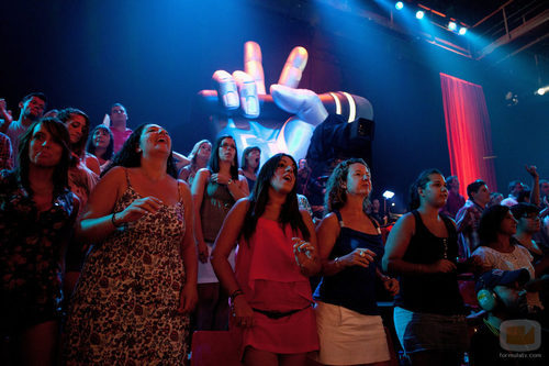 El público asistente a 'La Voz' sí que podrá ver el rostro de los concursantes