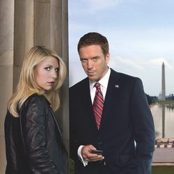 Damian Lewis y Claire Danes en la segunda temporada de 'Homeland'