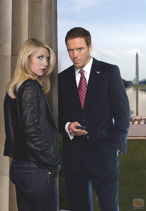 Damian Lewis y Claire Danes en la segunda temporada de 'Homeland'