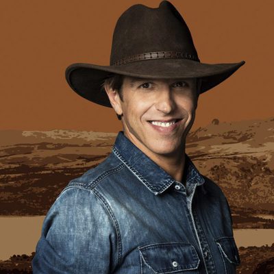 Manuel Díaz el Cordobés con sombrero vaquero
