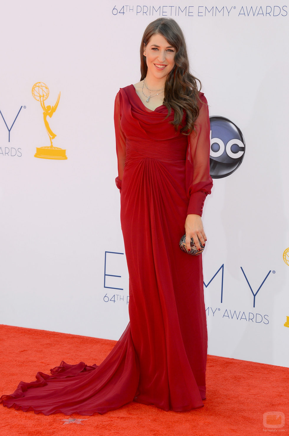 Mayim Bialik en los Emmy 2012