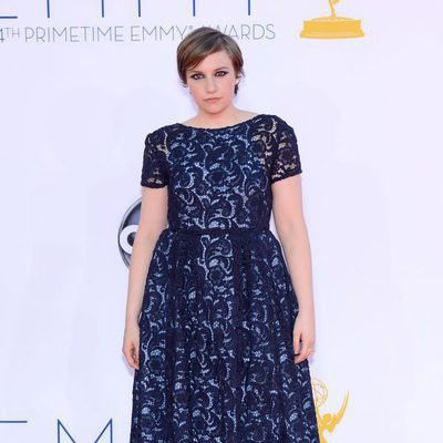 Lena Dunham de 'Girls' en los Emmy 2012