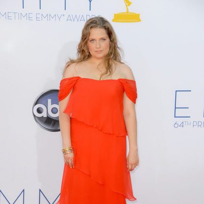Merritt Wever de 'Nurse Jackie' en los Emmy 2012