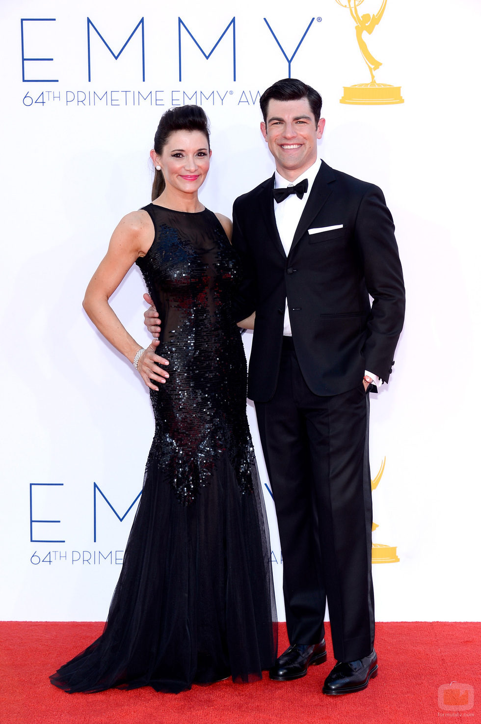 Max Greenfield de 'New Girl' en los Emmy 2012