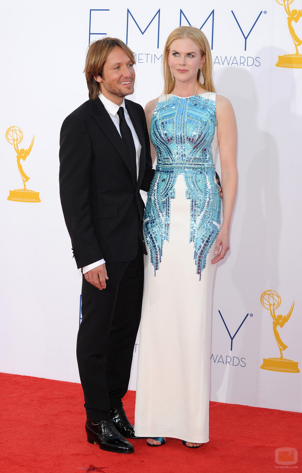 Keith Urban y Nicole Kidman en los Emmy 2012