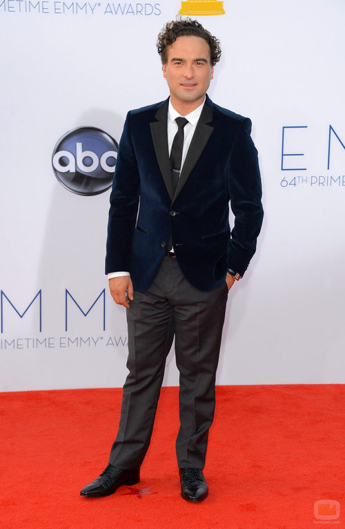 Johnny Galecki de 'The Big Bang Theory' en los Emmy 2012
