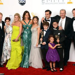 Los actores de 'Modern Family' en los Emmy 2012