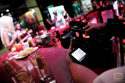 Grabación nocturna de 'Gandía Shore'