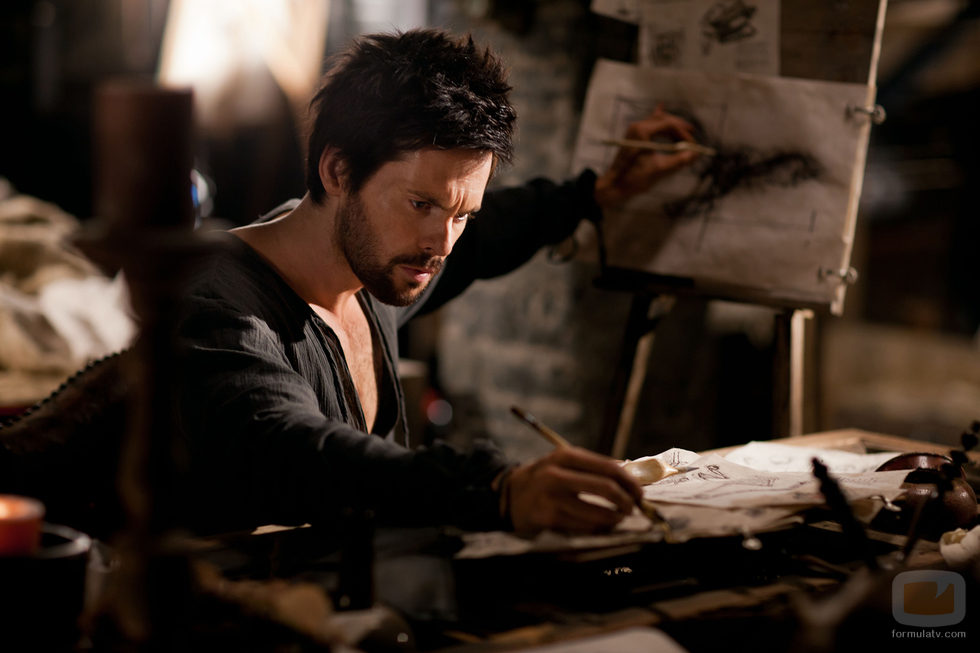 Tom Riley es Leonardo en 'Da Vinc's Demons'