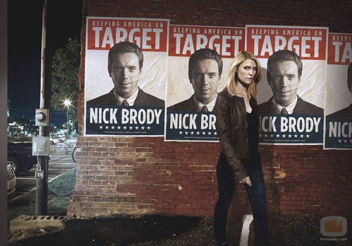 Cartel promocional de la segunda temporada de 'Homeland'
