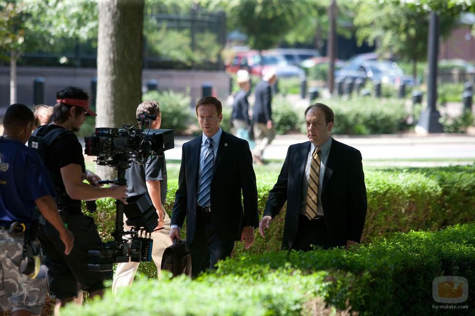 Damian Lewis grabando las nuevas entregas de 'Homeland'