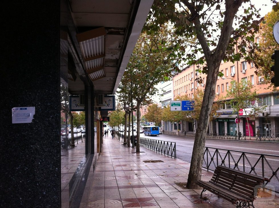 Vista de la calle Alcalá desde el el plató de 'Alguien tenía que decirlo'