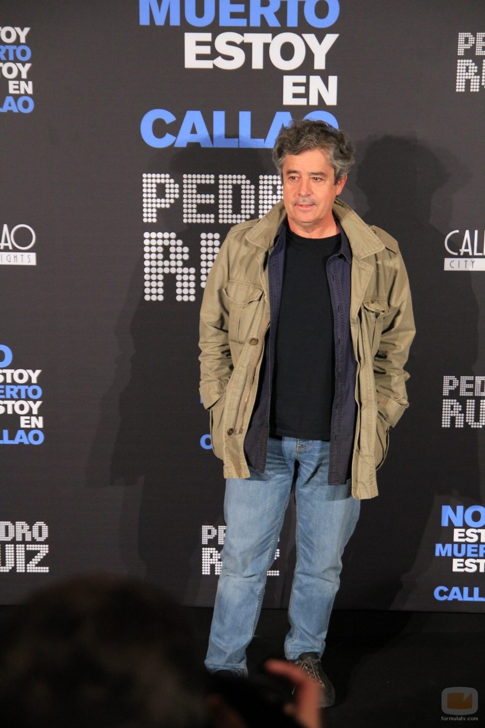 El actor Carlos Iglesias acude a la presentación de "No estoy muerto, estoy en Callao"