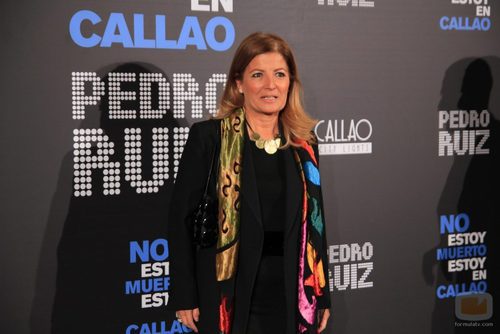 La periodista Consuelo Berlanga acude a la presentación de "No estoy muerto, estoy en Callao'