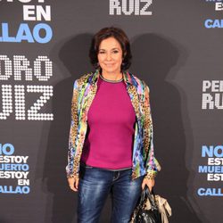 La presentadora Isabel Gemio acude a la presentación de "No estoy muerto, estoy en Callao"