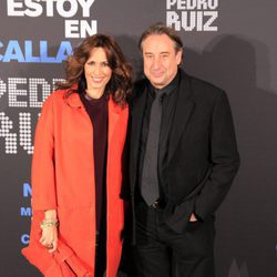 Los actores Lola Marceli y Juanjo Puigcorbé acuden a la presentación de "No estoy muerto, estoy en Callao"