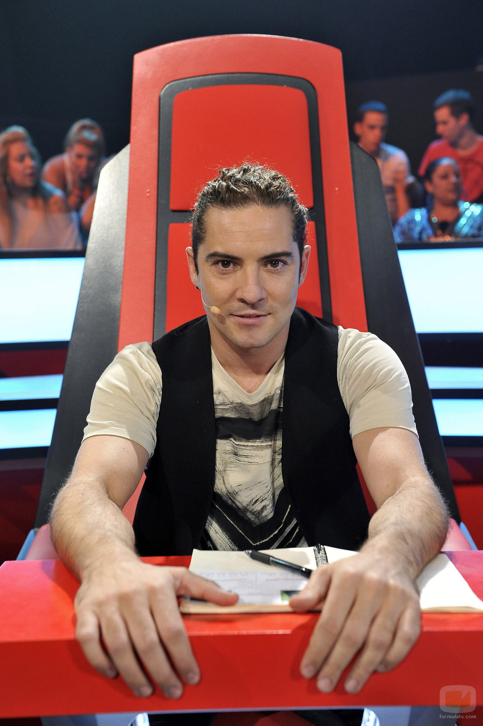 David Bisbal durante "las batallas" de 'La voz'