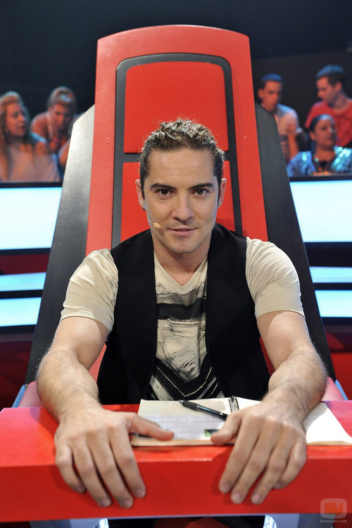 David Bisbal durante "las batallas" de 'La voz'